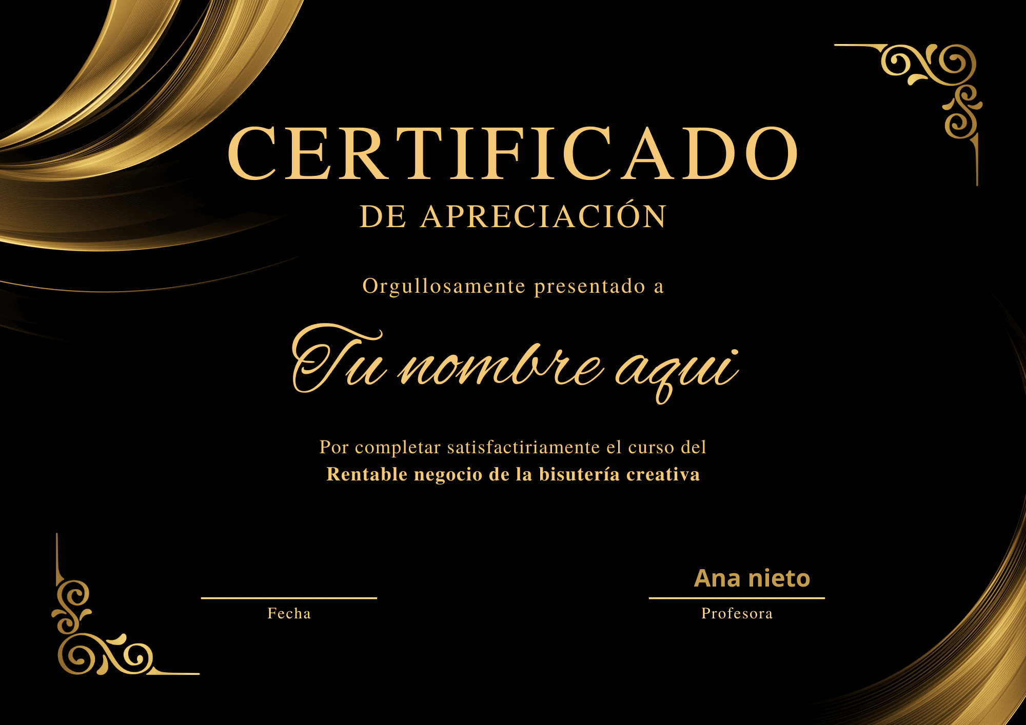 Certificado Diploma Brillos Pincel rosa (1)